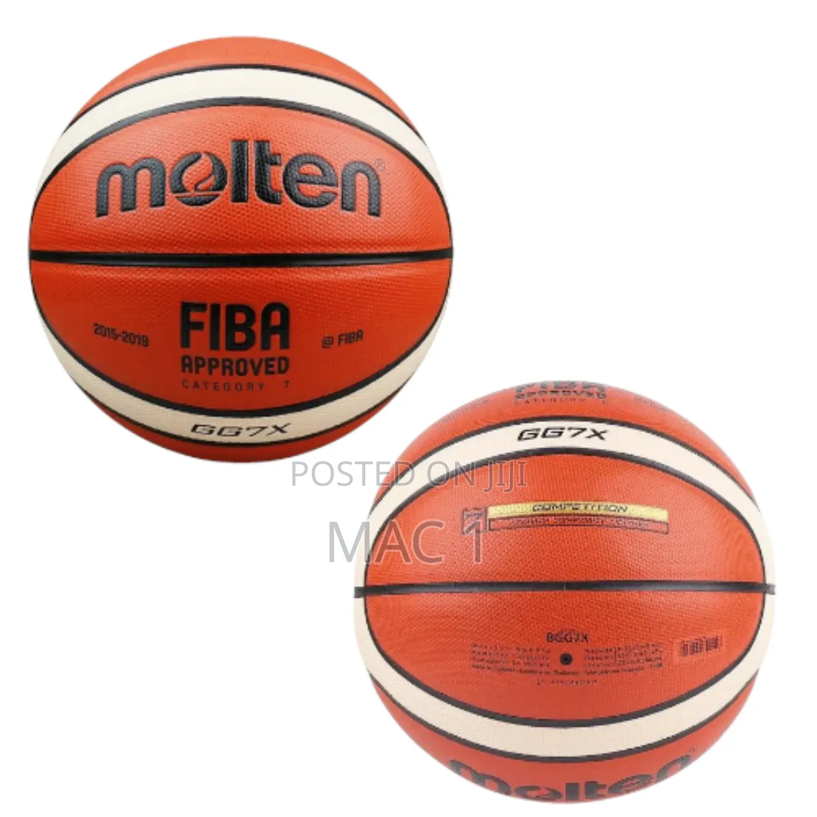 Molten Gg7x Official Fiba Approved Basketball – Size 7