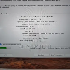 Laptop Dell XPS 13 9315 8GB Intel Core I7 SSD 512GB