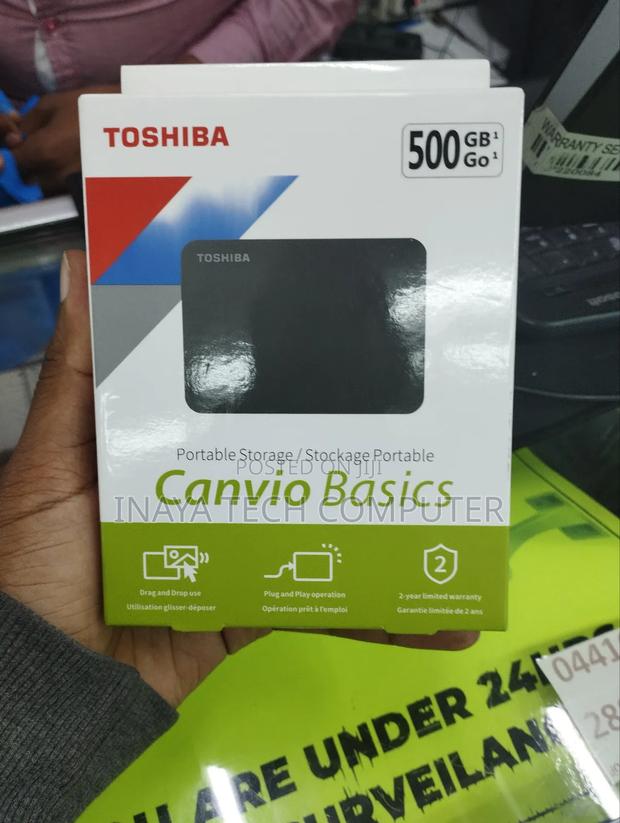 Toshiba Canvio Basics 500gb Portable HDD