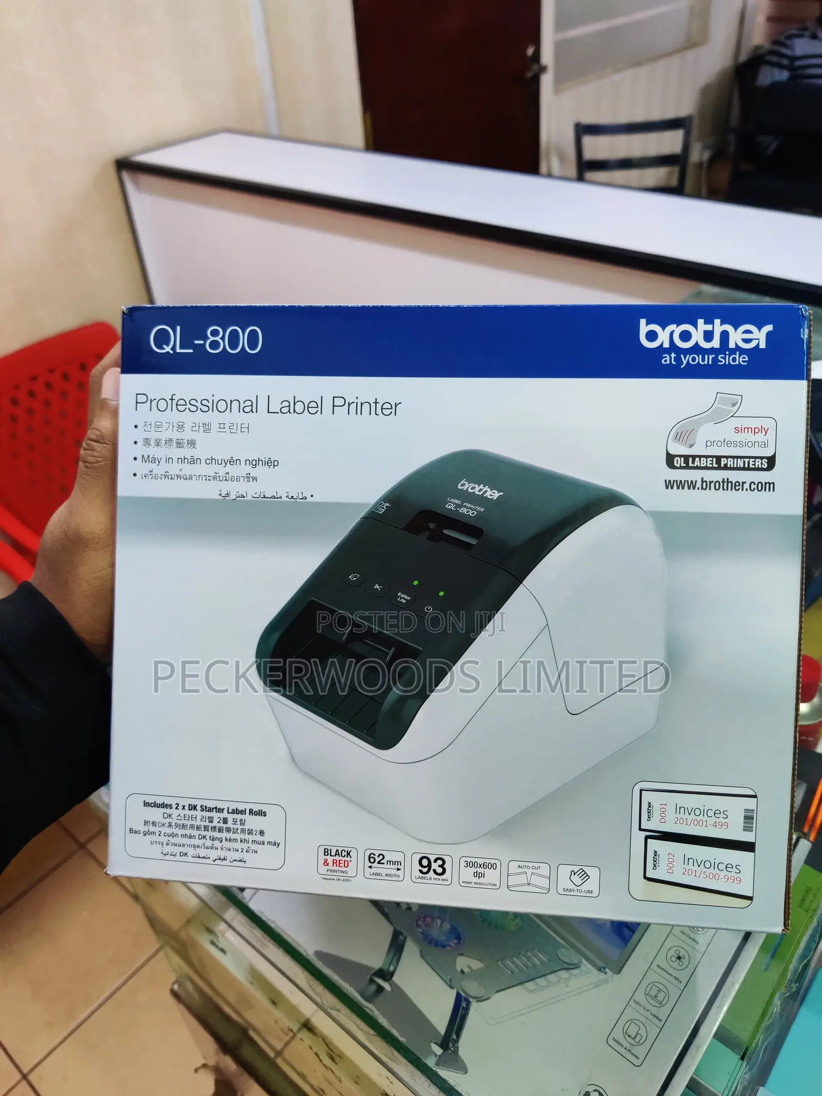 Usb, Network, Wireless, Bluetooth Brother Ql-820nwb