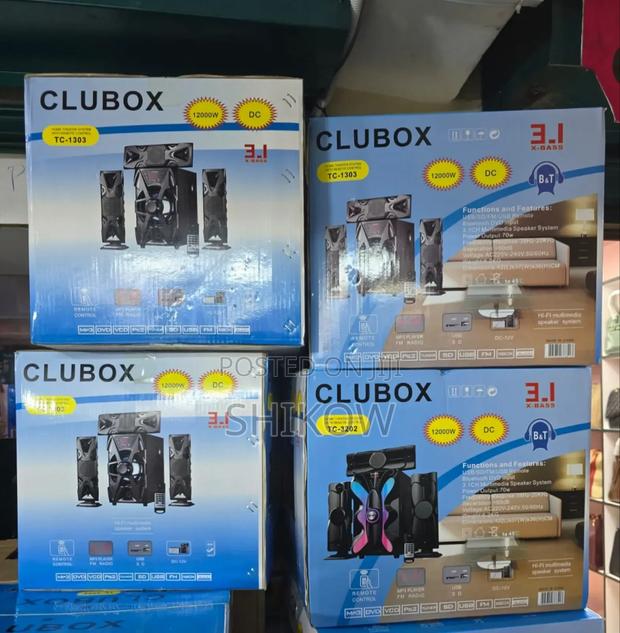 3.1ch Clubox 12000 Watts Home Theater Woofer System