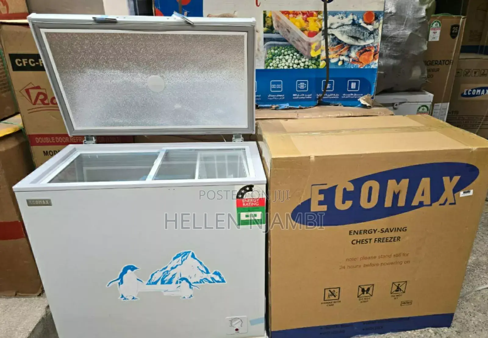 Ecomax 169 Litres Deep Chest Freezer/169 Litres