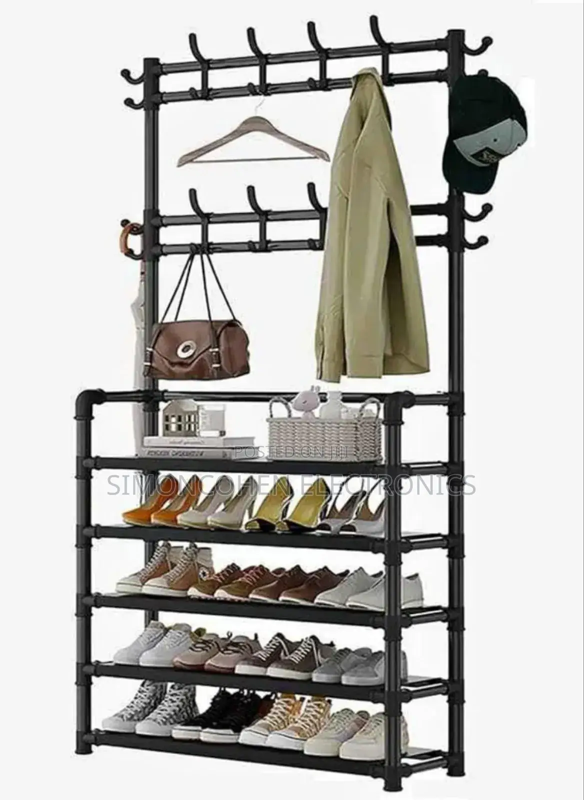 Multifunctional Shoe and Hat Rack