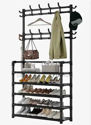 Multifunctional Shoe and Hat Rack