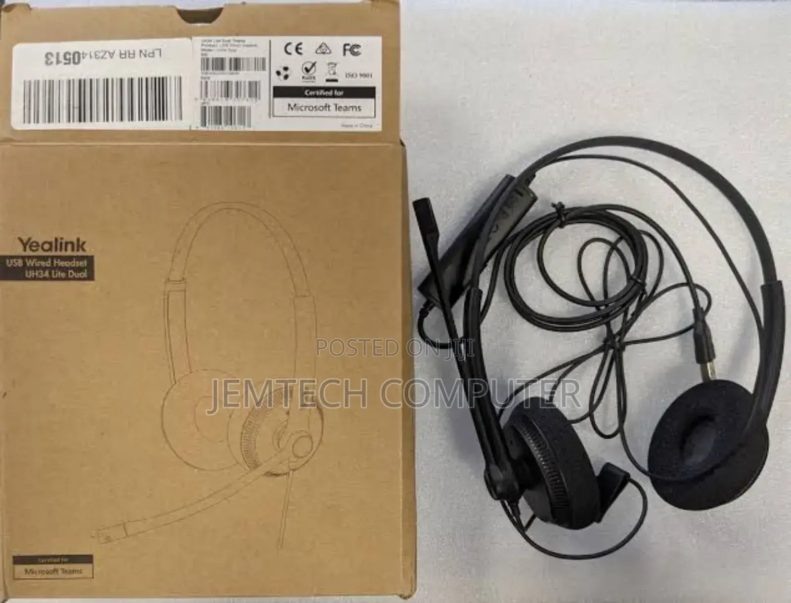 Yealink Uh34 Dual Teams Headset Wired Head-band Usb Type-a
