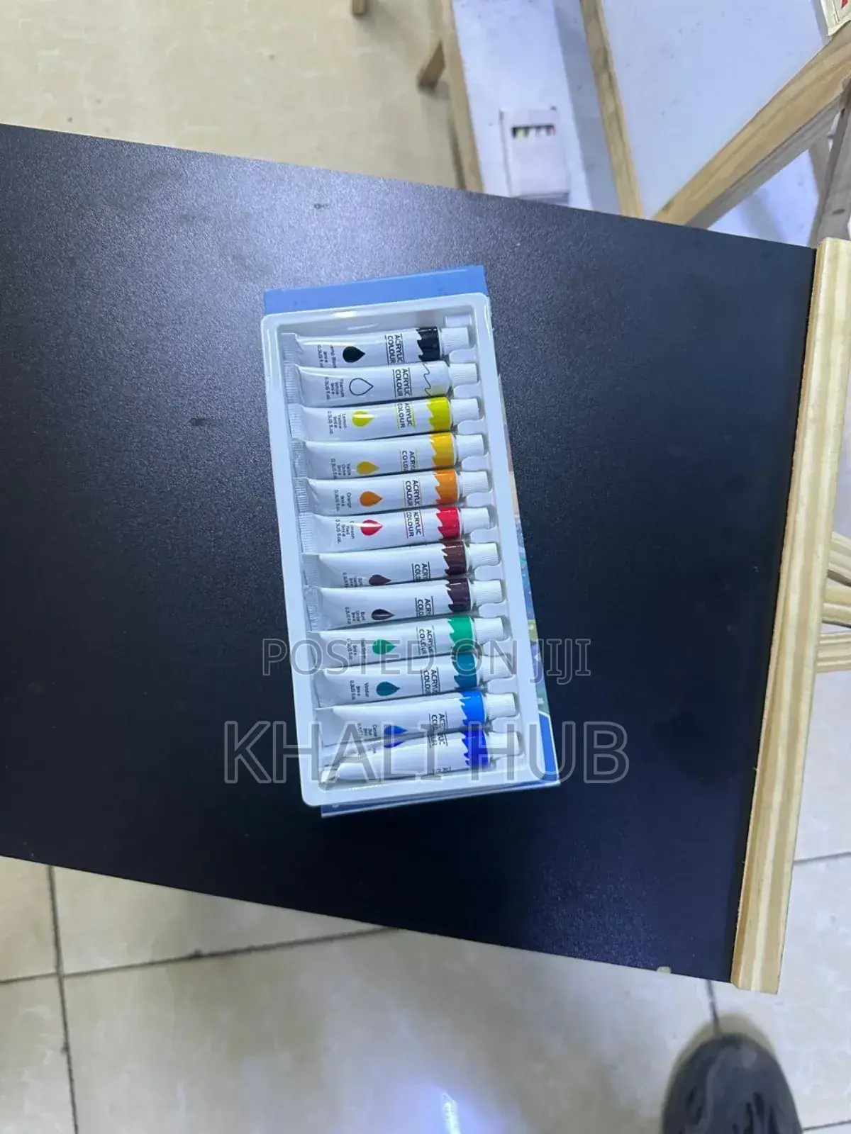 School Going Kids Acrylic Paint Set 9ml 12 Colors