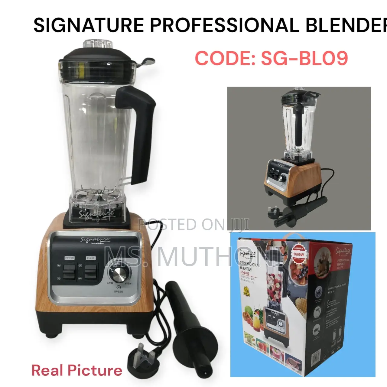 Code: *Sg-Bl09* Signature Professional Blender Now Available
