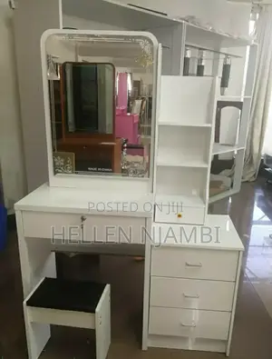Dressing Table With Sliding Mirror