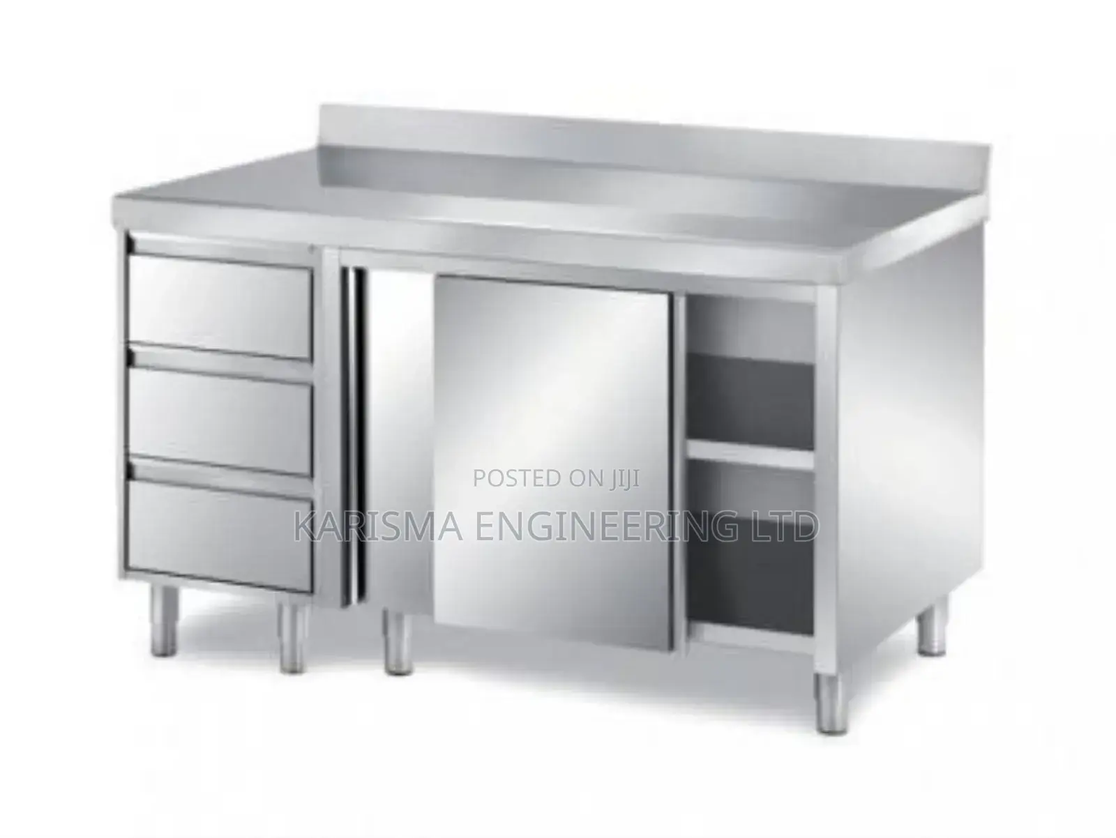 Three Drawer and a Moveable Door Cabinet
