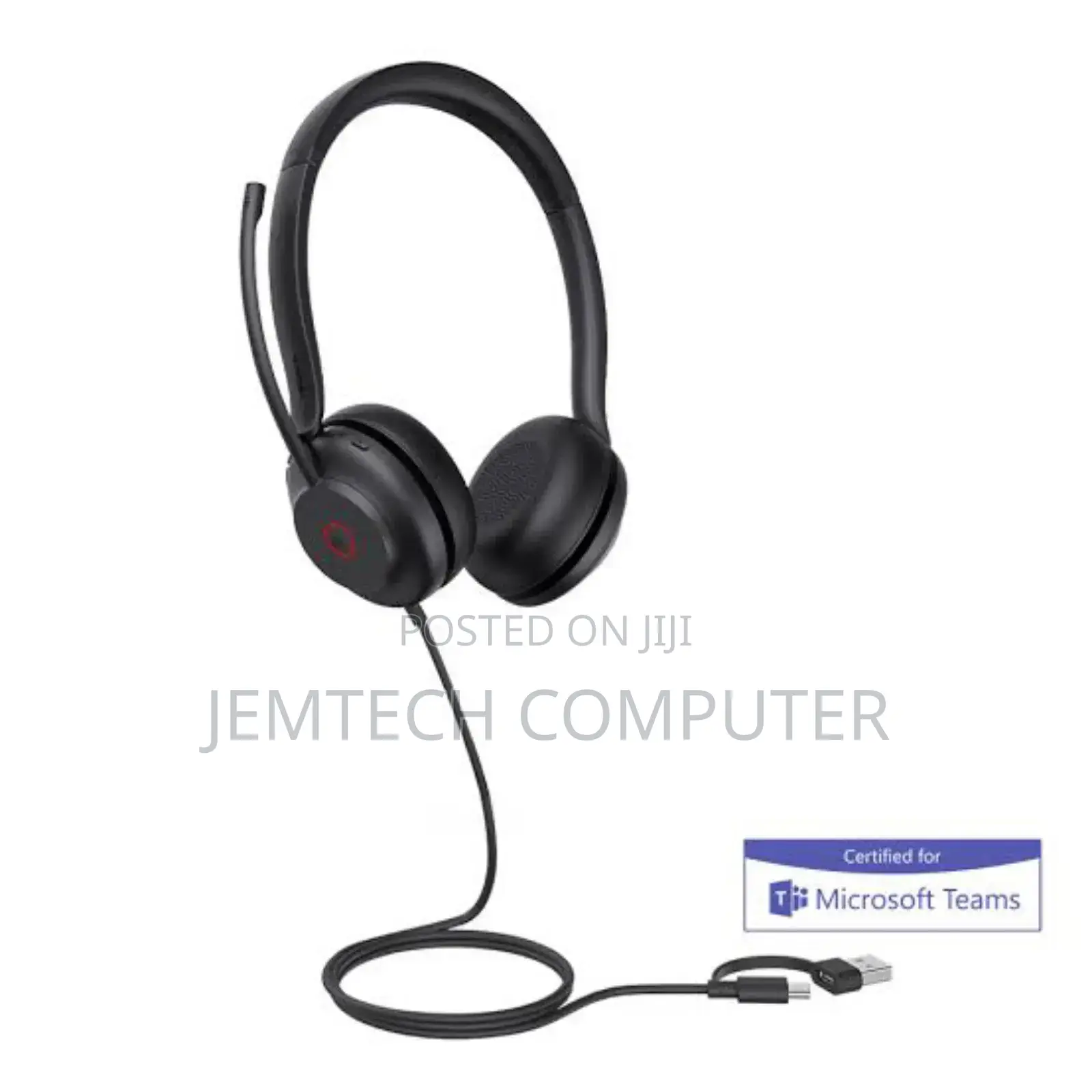 Yealink Uh35 Dual Usb Headset Dual Noise Cancelling Teams