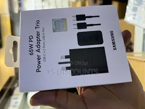 Samsung 65w Trio Complete Charger With 2 Usb C Ports 1usb