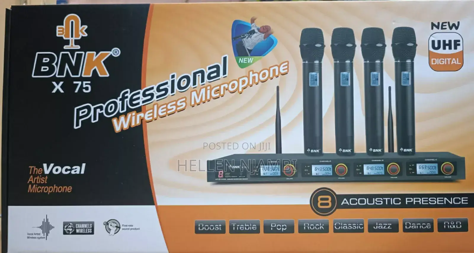 X75 Professional Wireless Microphone(Bnk)