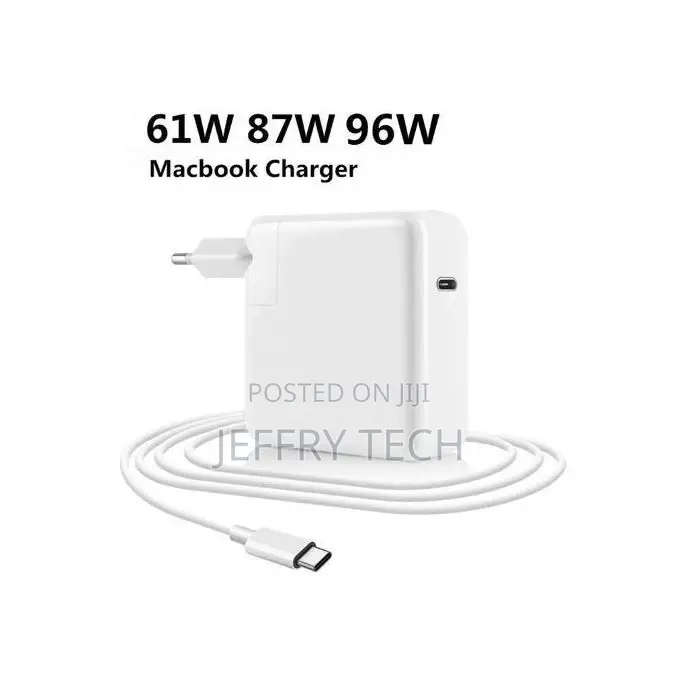 60w Pd Usb-C Laptop Fast Charger, Power Supply Adapter