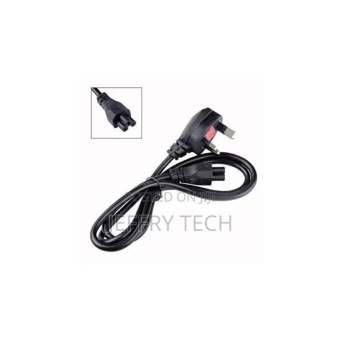 Laptop Power Flower Cable Fused - 3 Pin Plug
