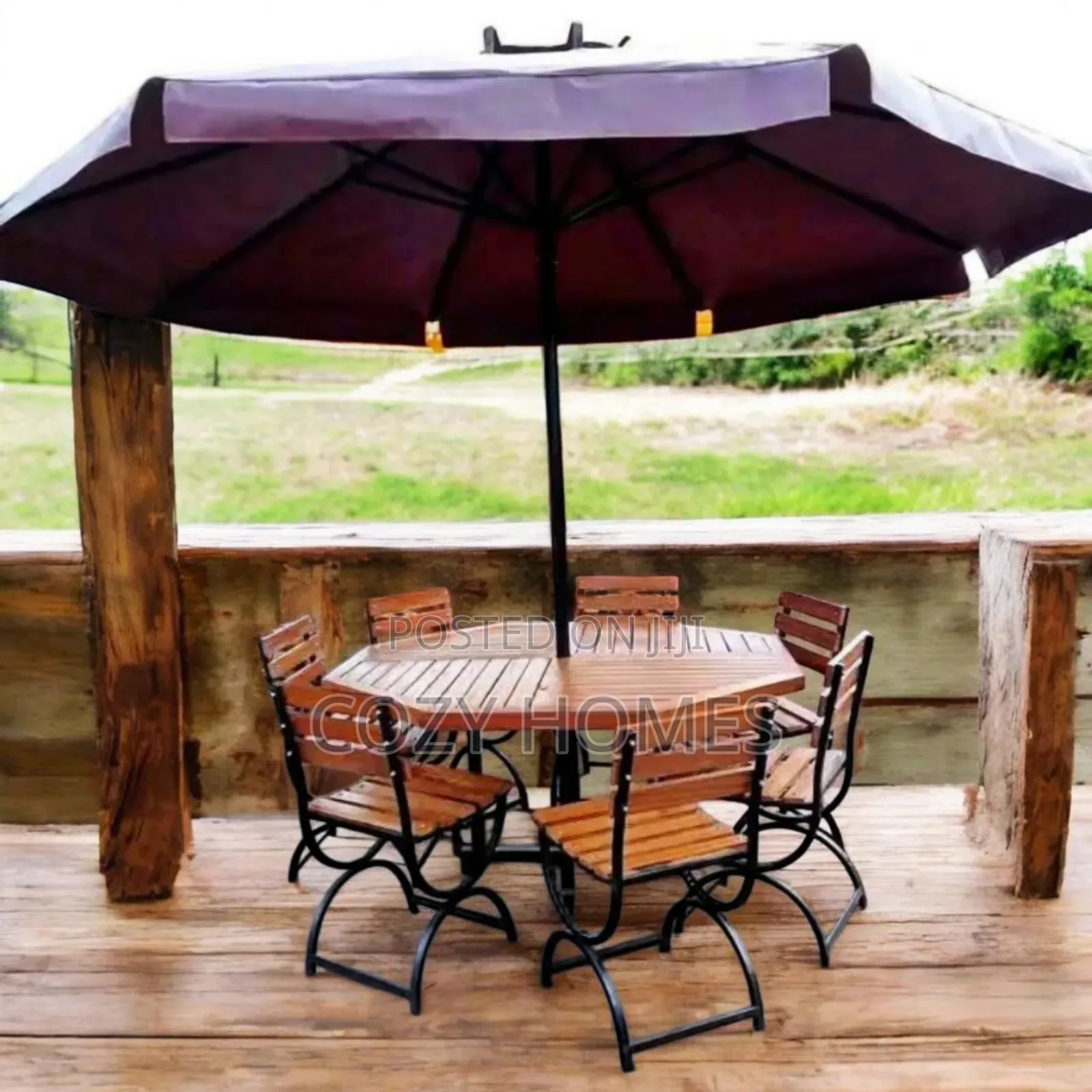 Garden Umbrella, Exclusive Mahogany Gazebos