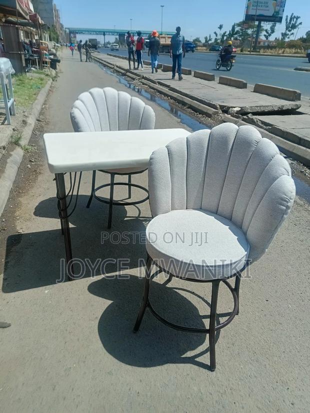 Dinning Table, 2 Seater Cream White  - thumbnail 2