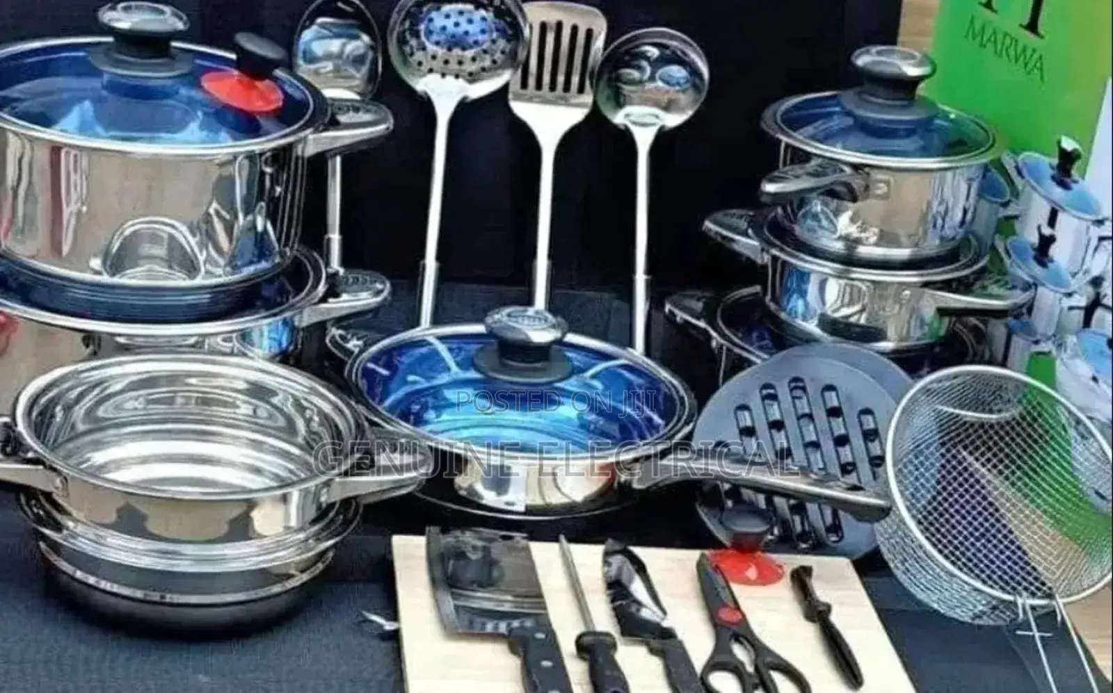 Marwa 30pcs Heavy Gauge Cookware