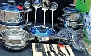Marwa 30pcs Heavy Gauge Cookware