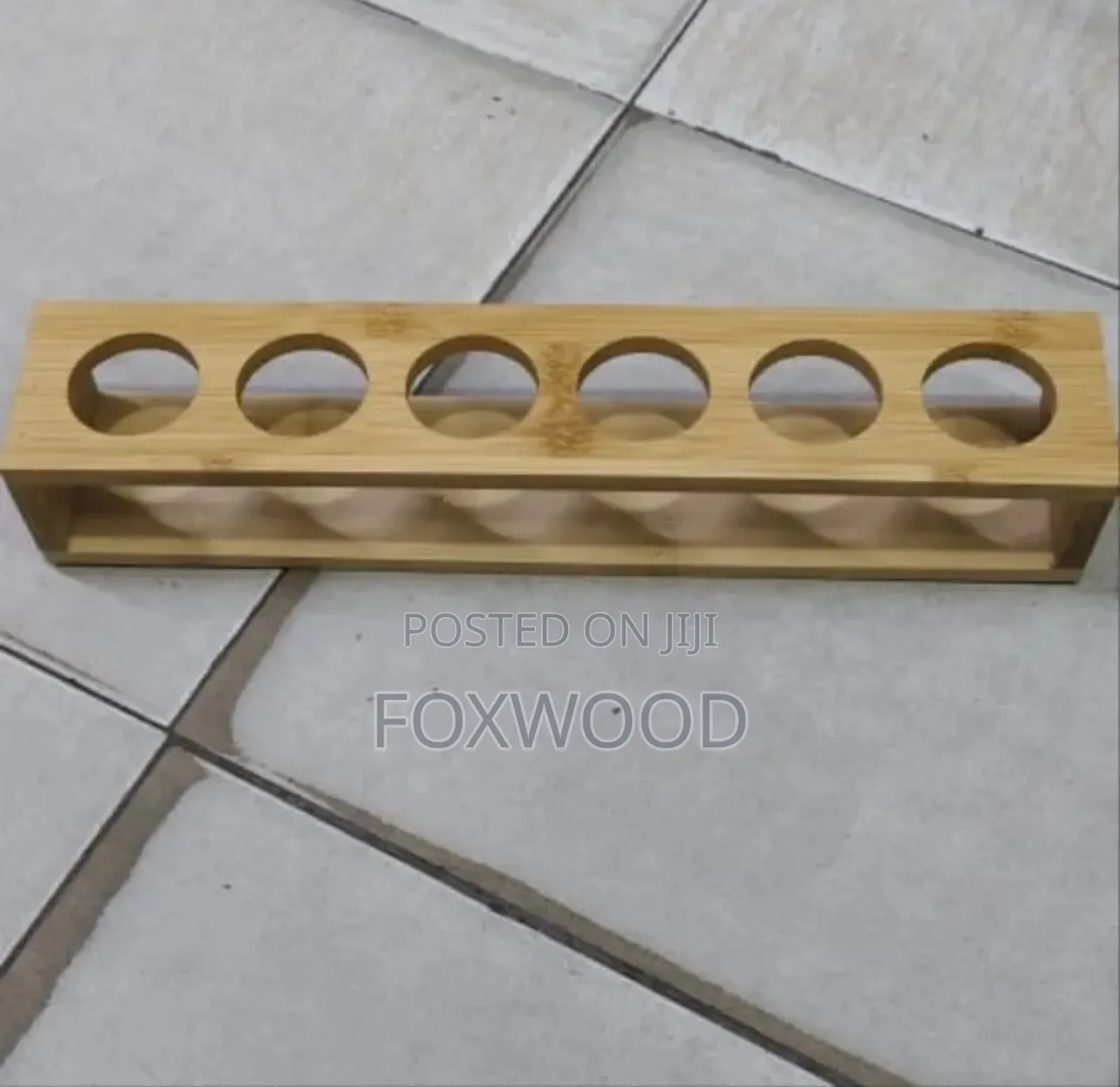 Bamboo Shot Glass Holder With 6slots Now Available