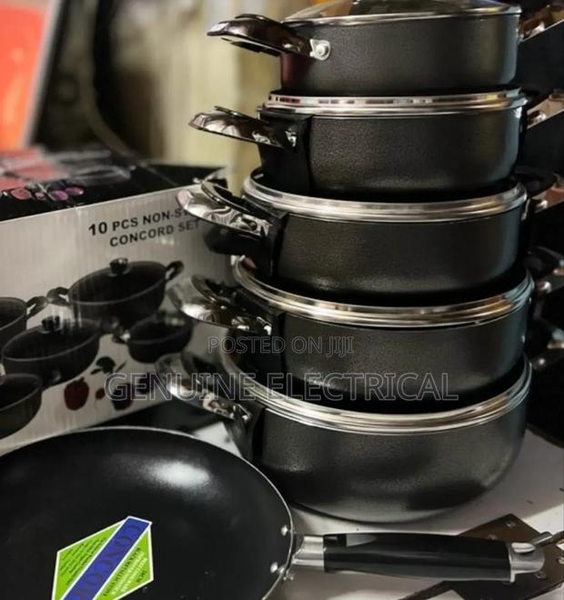 *James Pot Black Cookware Set*Nonstick