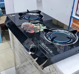 Durable and Elegant: Nunix 2-Burner Glass Top Gas Cooker