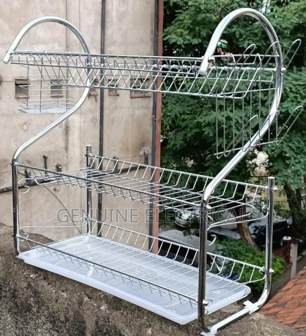Nunix 3tier Stainless Steel Dish Drainer