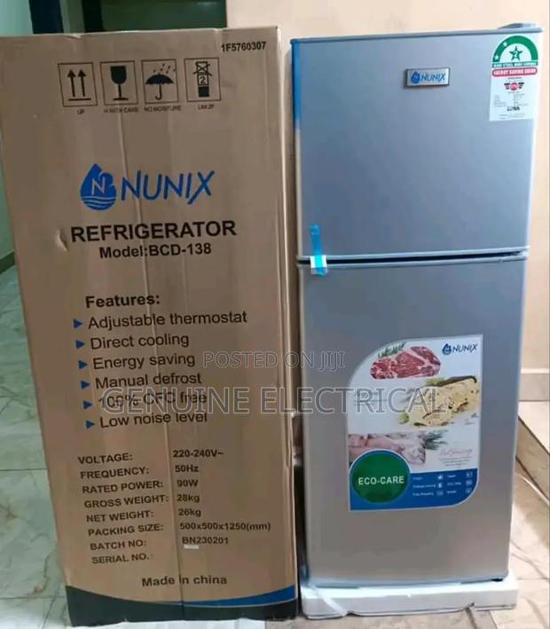 Fridge Nunix 138 Litres Double Door - main view