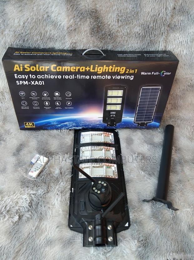4g Solar Street Light PTZ Camera - 450 Watts - main view
