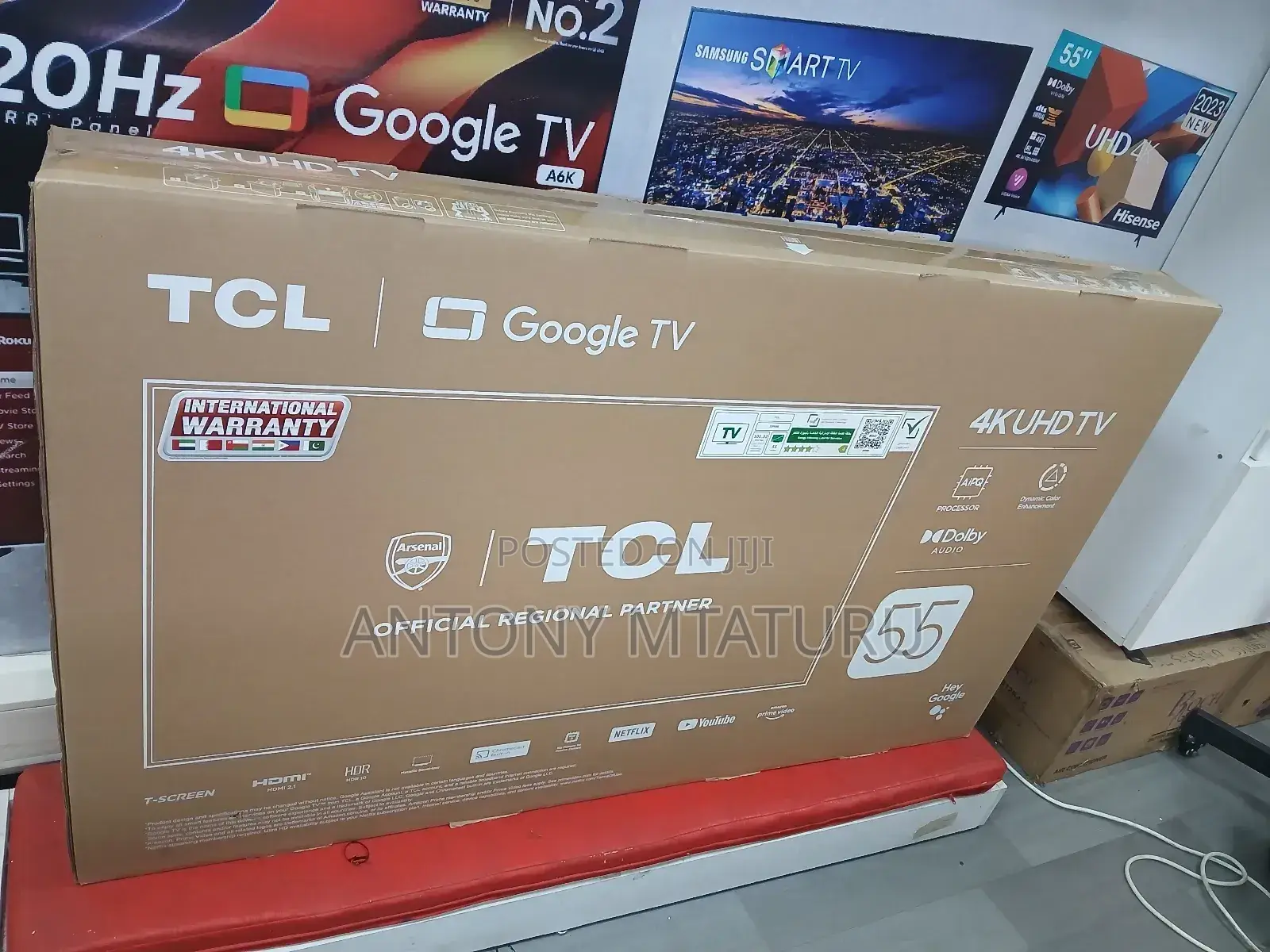 TCL 55 Inch Uhd Google Tv - 55p69b (2024 Model)