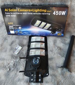Solar Street Light With CCTV Camera 4g Simcard -450 Watts - thumbnail 2