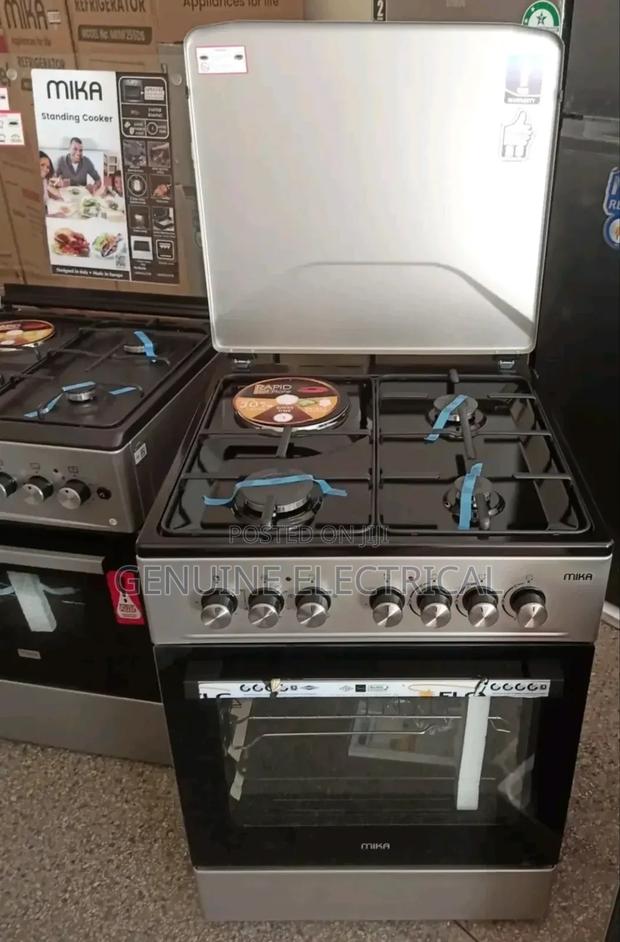 Mika Cooker 58cm X 58cm 3 Gas + 1 Electric Standing Cooker