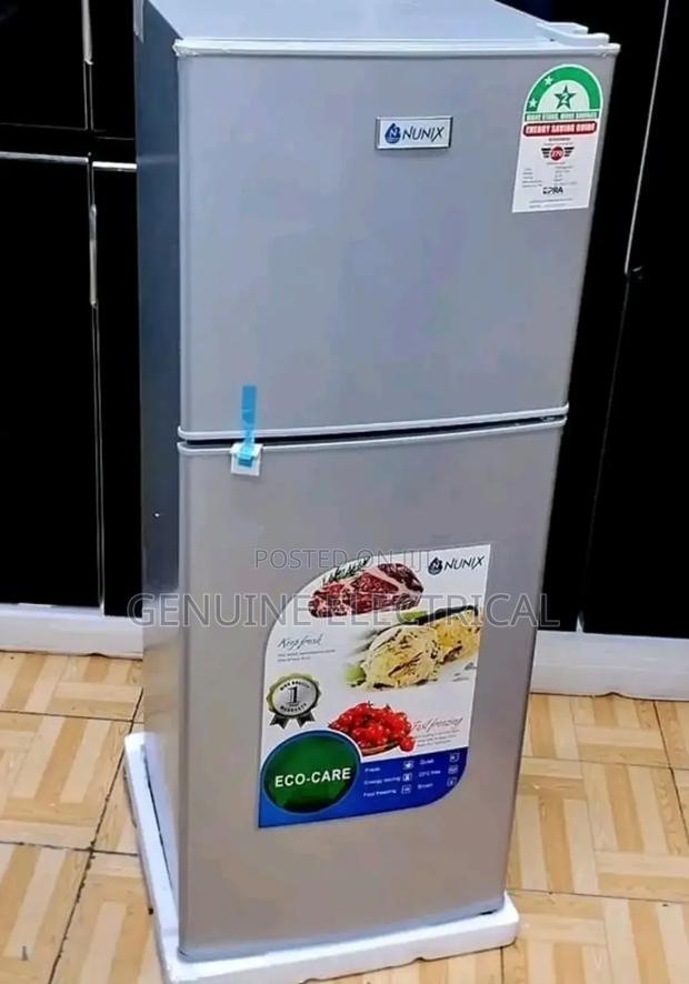 Nunix 138l Double Door Fridge Energy Efficient BCD-138