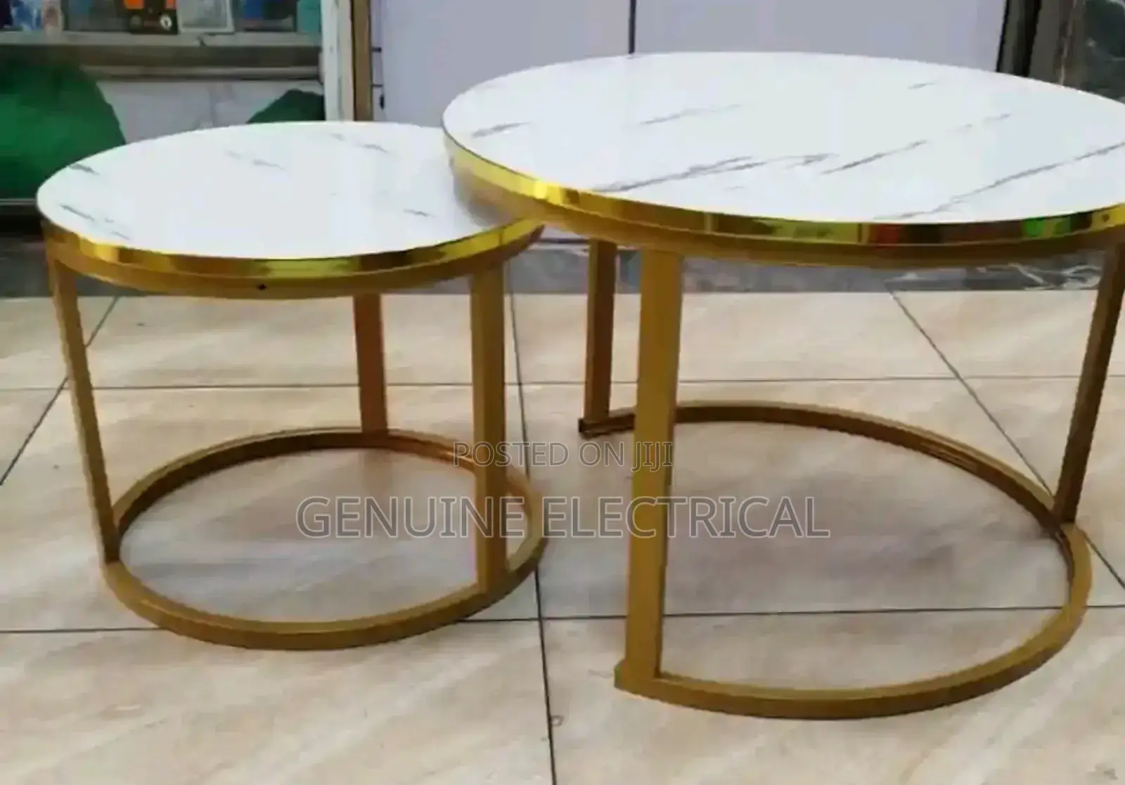 Marble Buffet Table Coffee Table 2-in-1