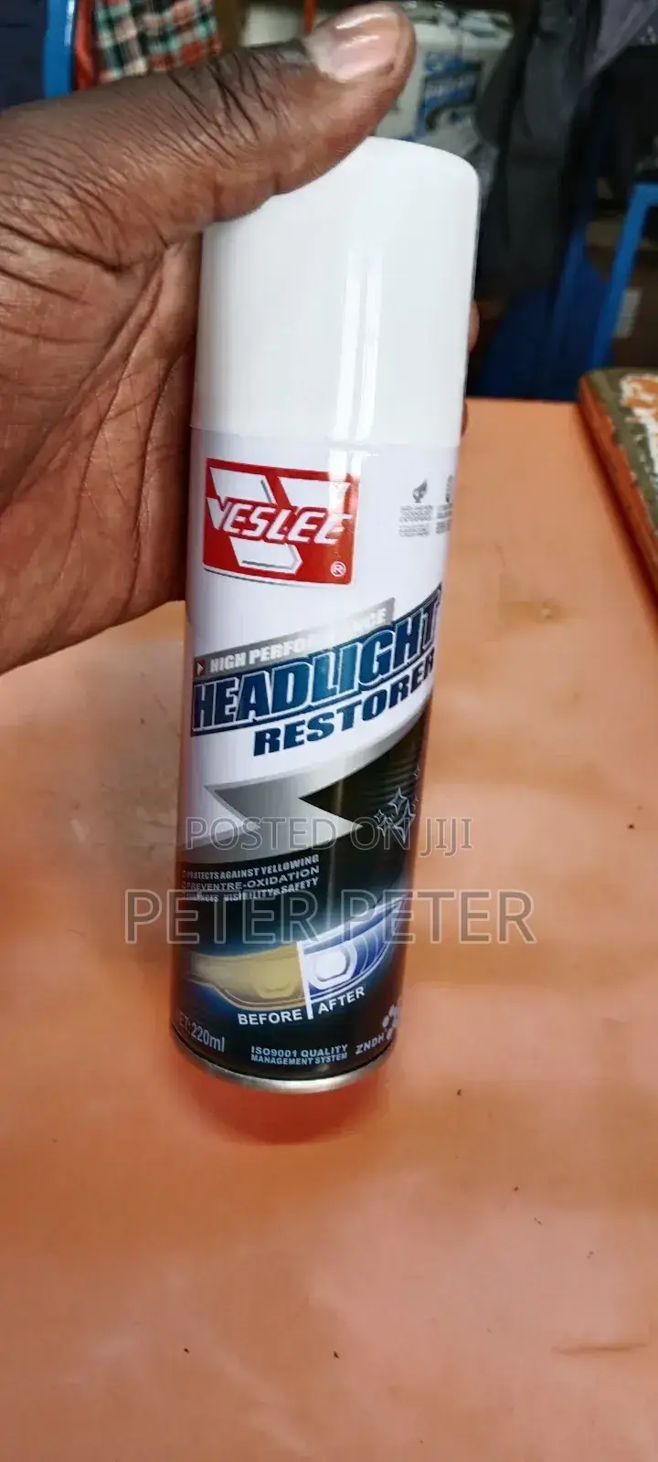 Headlight Restoration Chemical