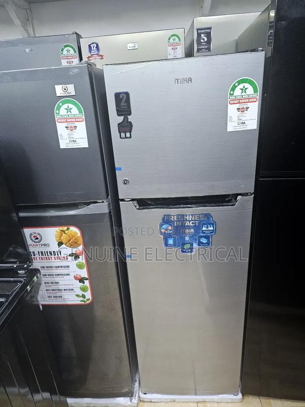 255litres Fridge Double Door Mika Non Frost