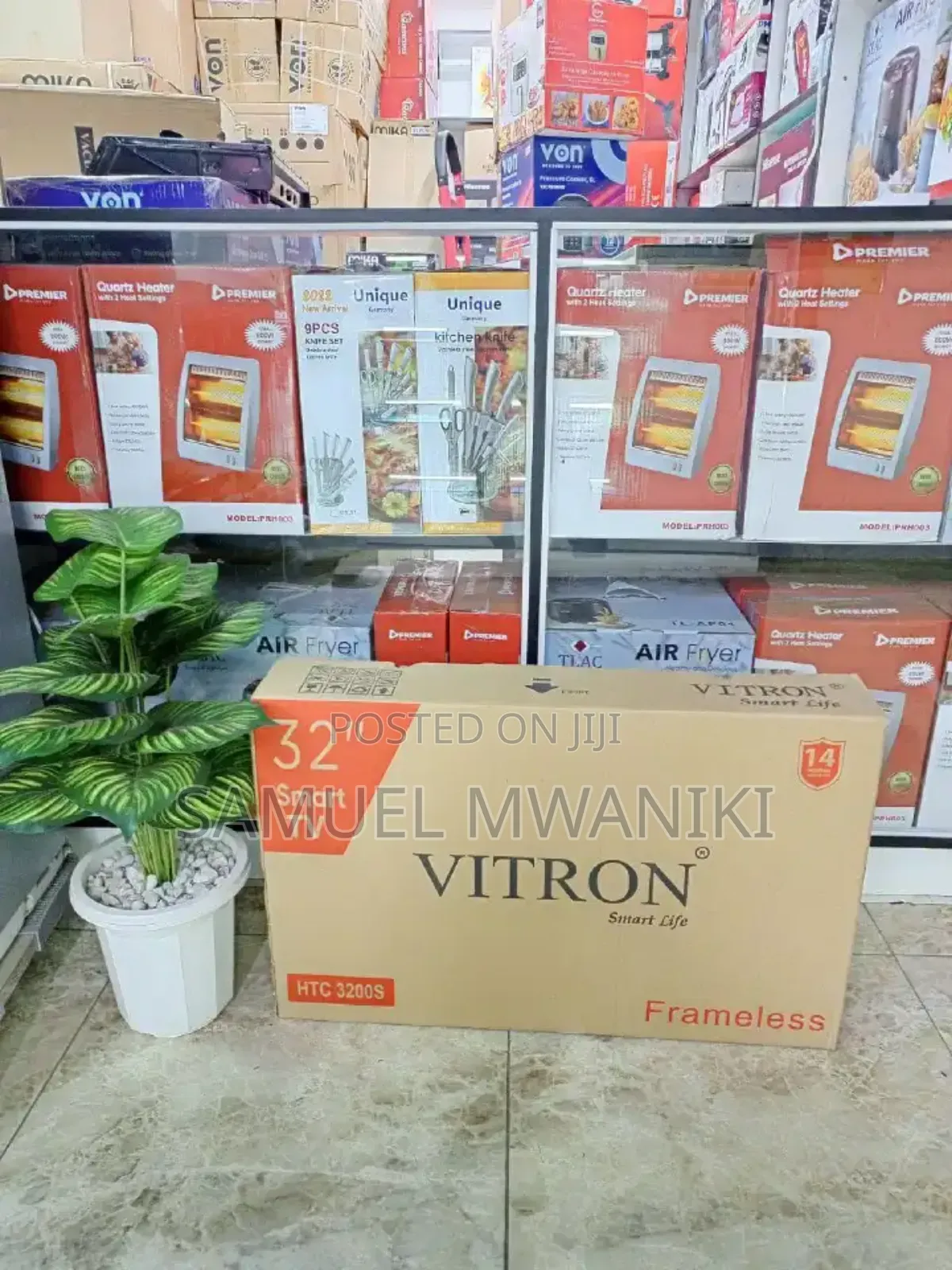 Vitron 32" Smart Android Frameless Tv With Google App Store
