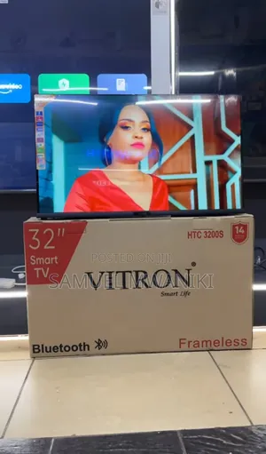 Vitron 32" Smart Android Frameless Tv With Google App Store