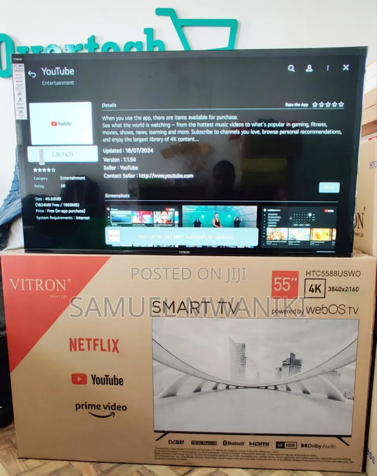 Vitron 55" Uhd Web-Os Smart Tv With Magic Remote Control