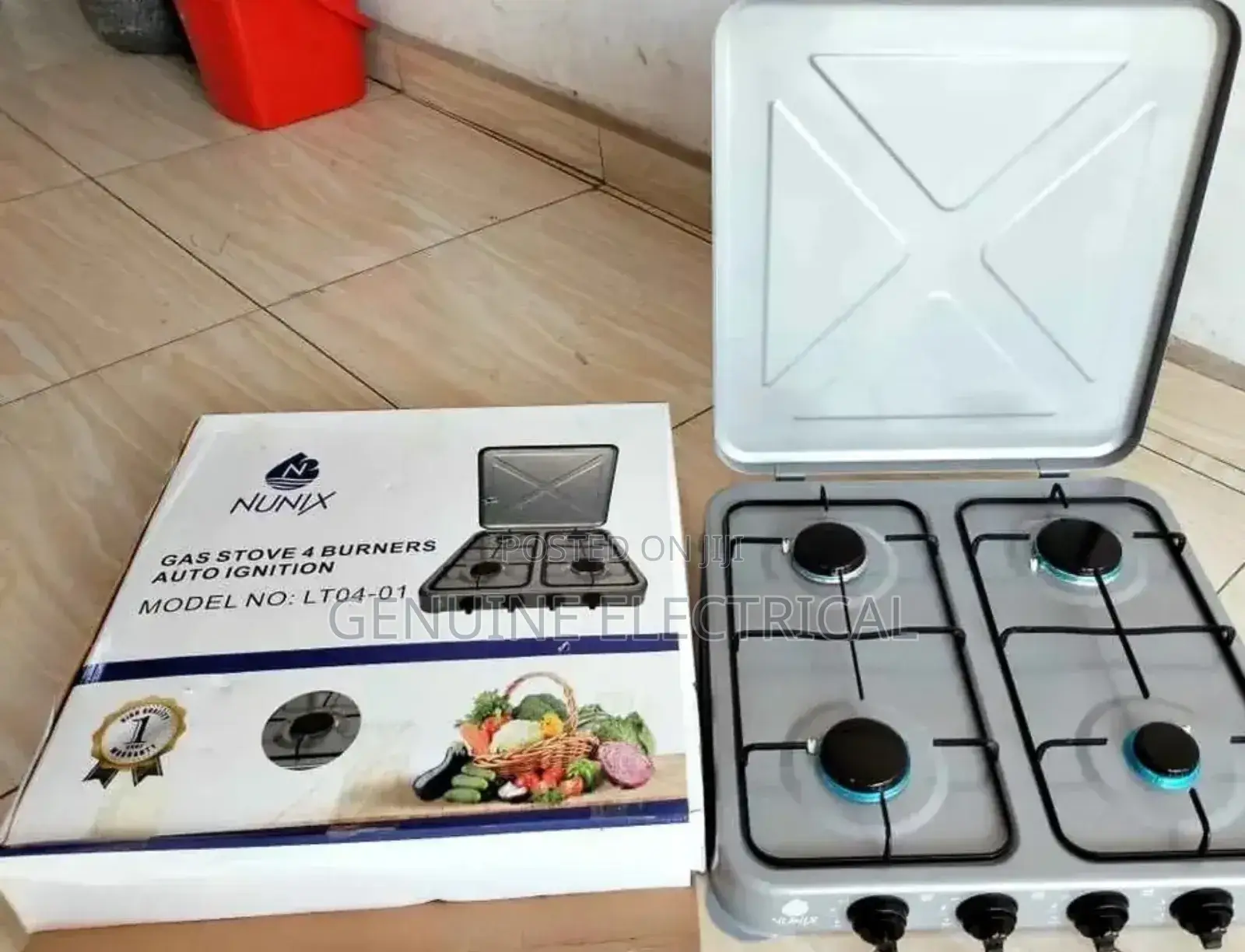 Nunix Full Gas 4 Burner Table Top Cooker