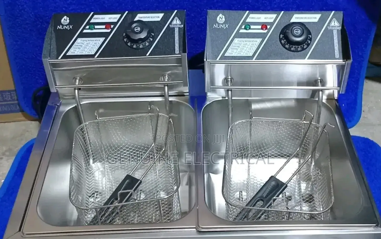 Nunix Double Electric Deep Frier 6l+6l