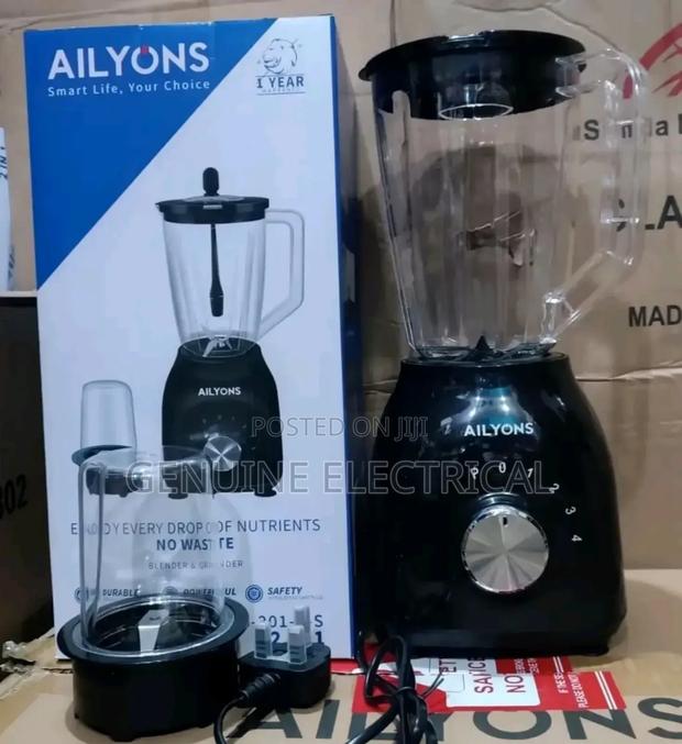 Blender With Grinder and Juicer Ailyons 2 in 1 Blender