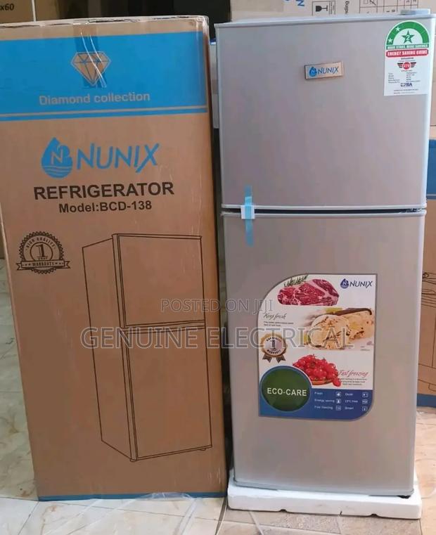 Nunix 138 Liters BCD-138 Double Door Defrost Refrigerator