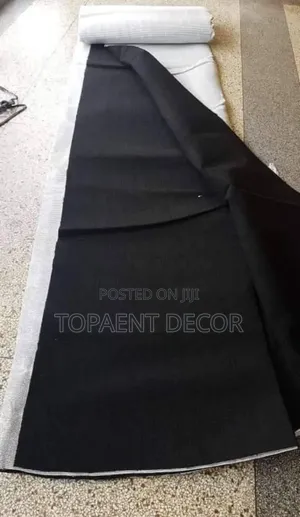 Black 4mm Aesthetic Office and Home Flooring Carpets