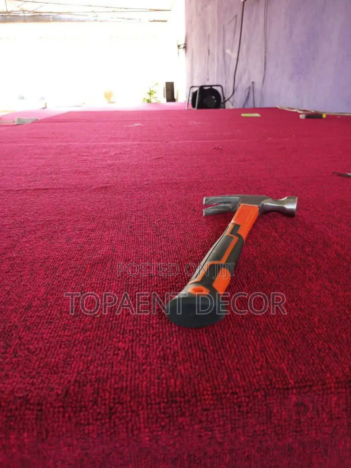 Maroon Wide Area Rugs Wall to Wall Carpets