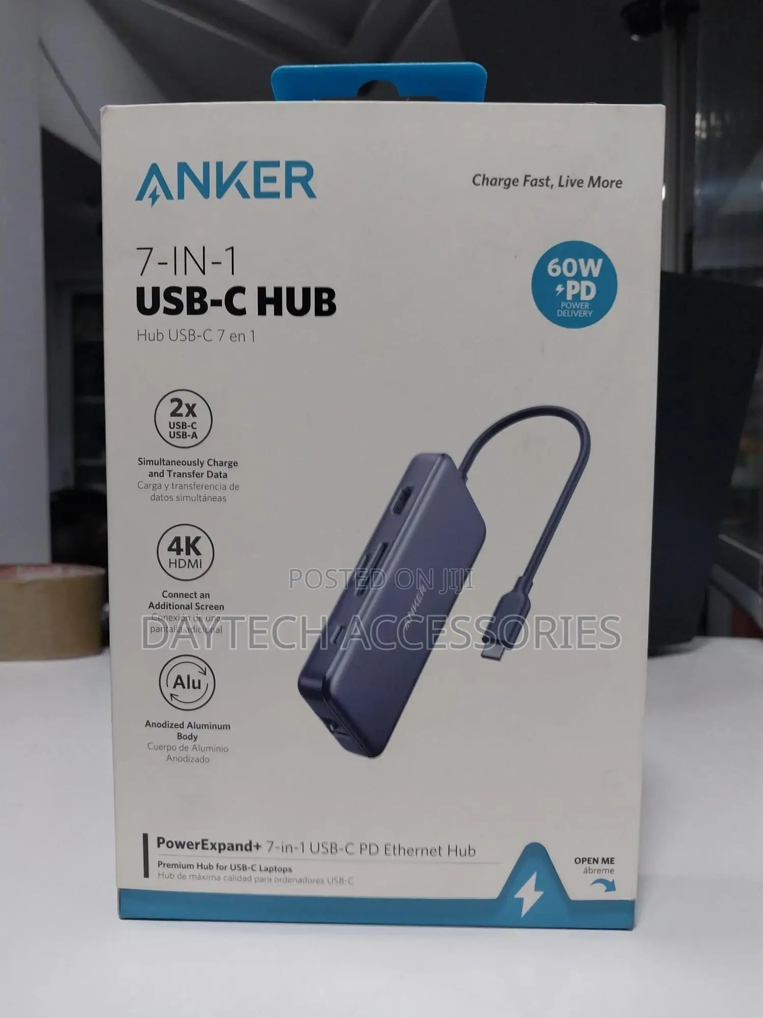 Anker Usb-C Hub Premium 7in 1 Hub Adapter