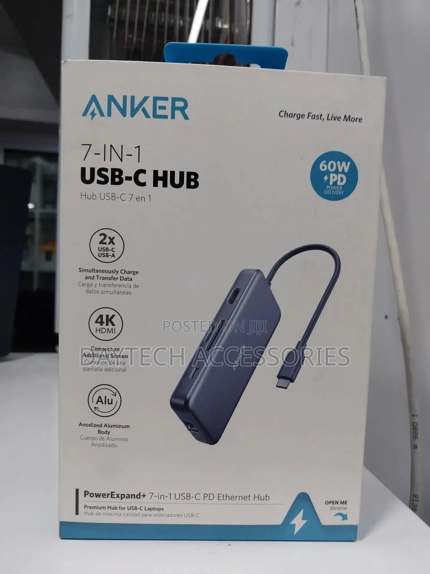 Anker Usb-C Hub Premium 7in 1 Hub Adapter