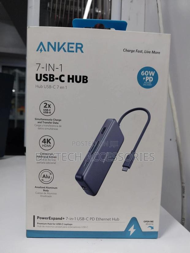 Anker Usb-C Hub Premium 7in 1 Hub Adapter