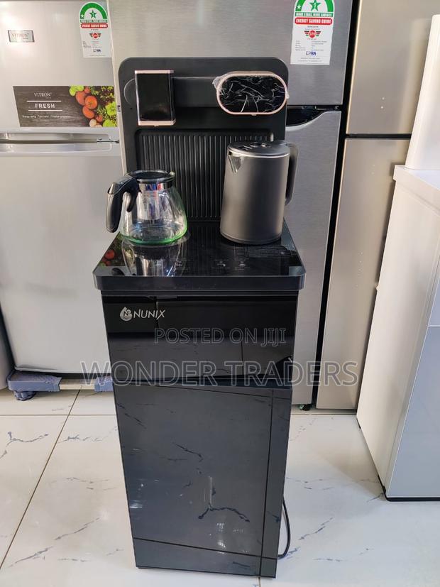 Black Nunix A1c Bottom Load Hot and Cold Water Dispenser - main view