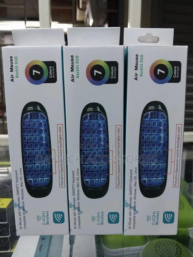 Fly Air Mouse Wireless Backlit Keyboard Rechargeable