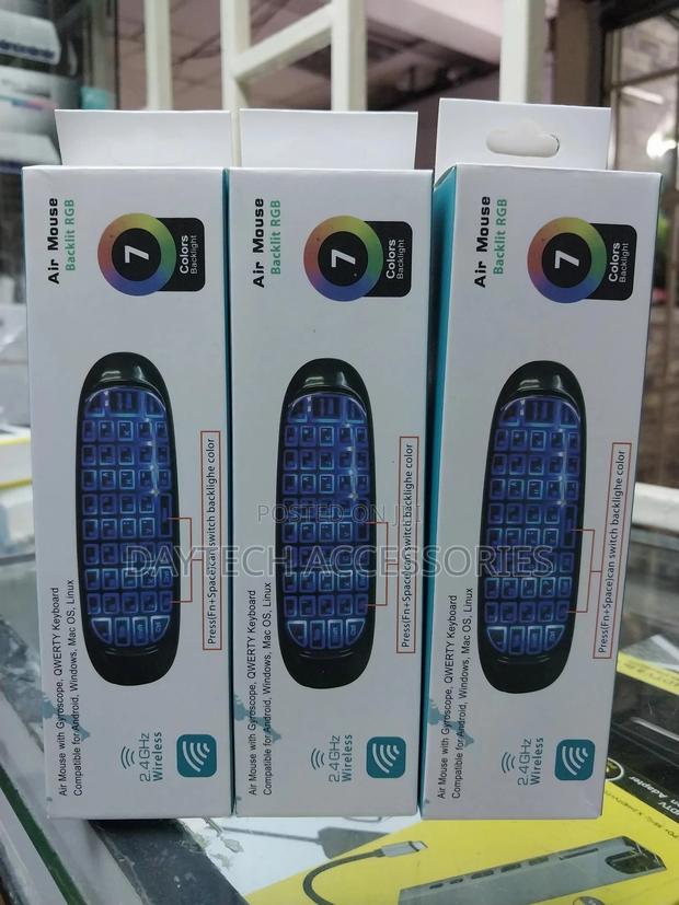 Fly Air Mouse Wireless Backlit Keyboard Rechargeable - thumbnail 2